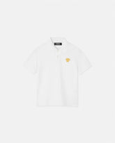 Embroidered Medusa Kids Polo Shirt