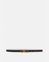 Greca Goddess Leather Belt 1.5 cm
