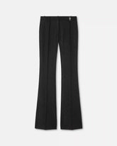 Python-Jacquard Wool-Blend Pants