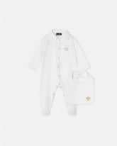 Baby Embroidered Cotton-Jersey Sleepsuit Set
