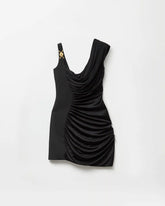 Envers-Satin Crêpe Draped Mini Dress