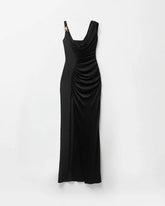 Viscose Liquid Jersey Draped Gown