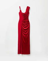 Viscose Liquid Jersey Draped Gown