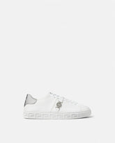 Greca Leather Sneakers