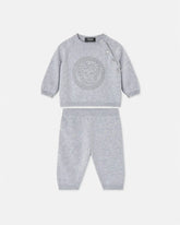 Baby Embroidered Cotton Knit Sweater Set