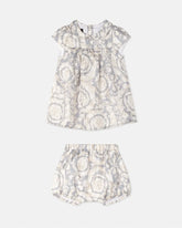 Baby Printed Silk Twill Dress Set