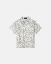 Kids Printed Silk Twill Shirt