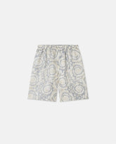 Kids Printed Silk Twill Shorts