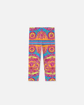 Kids Printed Cotton-Jersey Leggings