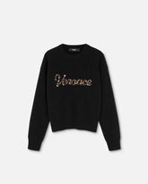 Embroidered Wool Knit Sweater