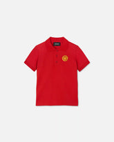 Kids Printed Cotton-Piqué Polo