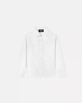 Kids Jacquard Cotton-Poplin Shirt