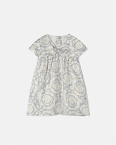 Kids Printed Silk Twill Dress