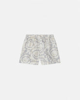 Kids Printed Silk Twill Shorts