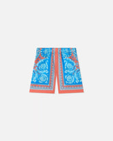Kids Printed Cotton-Poplin Shorts