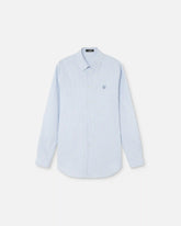 Striped Cotton-Poplin Slim Shirt