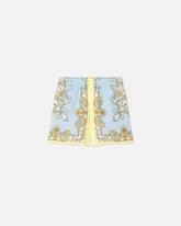Kids Printed Silk Twill Shorts