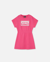 Kids Printed Cotton-Jersey Sweatshirt Dress