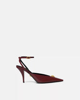 La Medusa Leather Slingbacks 85 mm