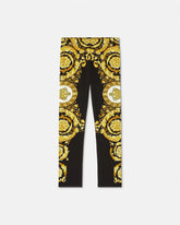 Kids Printed Stretch Cotton-Jersey Leggings