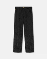 Jacquard Cotton Carpenter Pants
