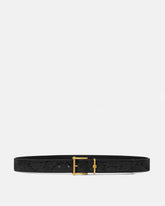 Barocco Leather Belt 3 cm