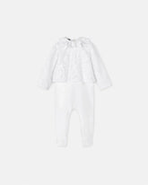 Baby Devoré Cotton Sleepsuit