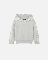 Kids Printed Cotton-Jersey Hoodie