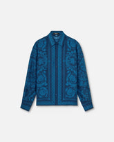 Printed Silk Twill Slim Shirt