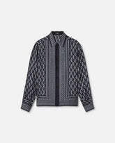 Printed Silk Twill Slim Shirt