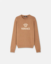 Intarsia Cashmere Knit Sweater