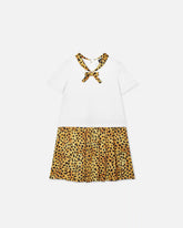 Kids Printed Cotton-Jersey Twill Dress