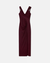 Viscose-Jersey Draped Gown