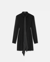 Crêpe de Chine Lavallière Mini Dress