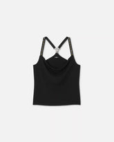 Stretch Crêpe Jersey Gathered Top