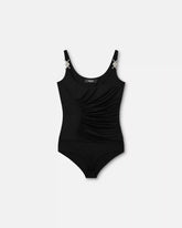 Stretch Crêpe Jersey Draped Bodysuit