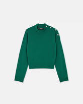 Wool-Cashmere Knit Boxy Sweater
