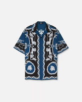 Printed Silk Twill Slim Shirt