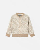 Kids Jacquard Cotton-Jersey Zip Sweatshirt