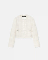 Tweed Cotton Zipped Jacket