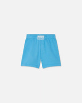 Kids Printed Cotton-Jersey Sweat Shorts