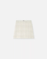 Tweed Cotton Mini Skirt