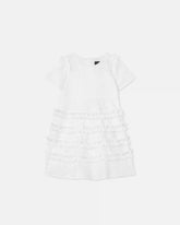 Kids Jacquard Cotton-Poplin Dress