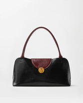 Vivian Leather East/West Shoulder Bag