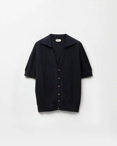 Silk-Cotton Knit Polo