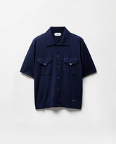 Embroidered Wool Knit Shirt