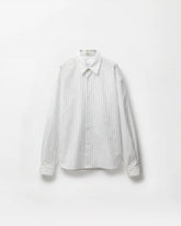 Striped Cotton-Poplin Loose Shirt