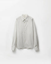 Striped Cotton-Poplin Loose Shirt