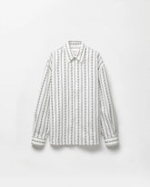 Jacquard Cotton-Silk Loose Shirt