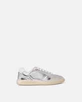 Greca Court Metallic Sneakers